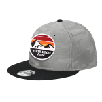 New Era NE407 Camo Flat Bill Snapback Cap