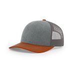 Heather Grey / Charcoal / Dark Orange