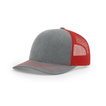 Heather Grey / Red