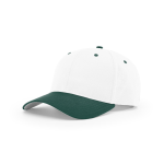 White / Dark Green